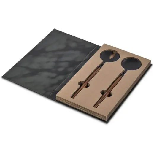 Andy Cartwright Franschhoek Salad Servers Set Gift Box Open